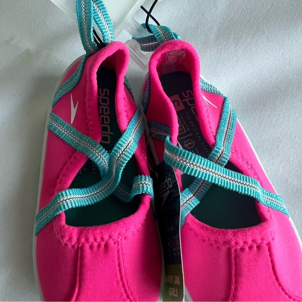 NWT Speedo Toddler Girls' Water Shoes - Pink Taffy‎ Size S 5/6
